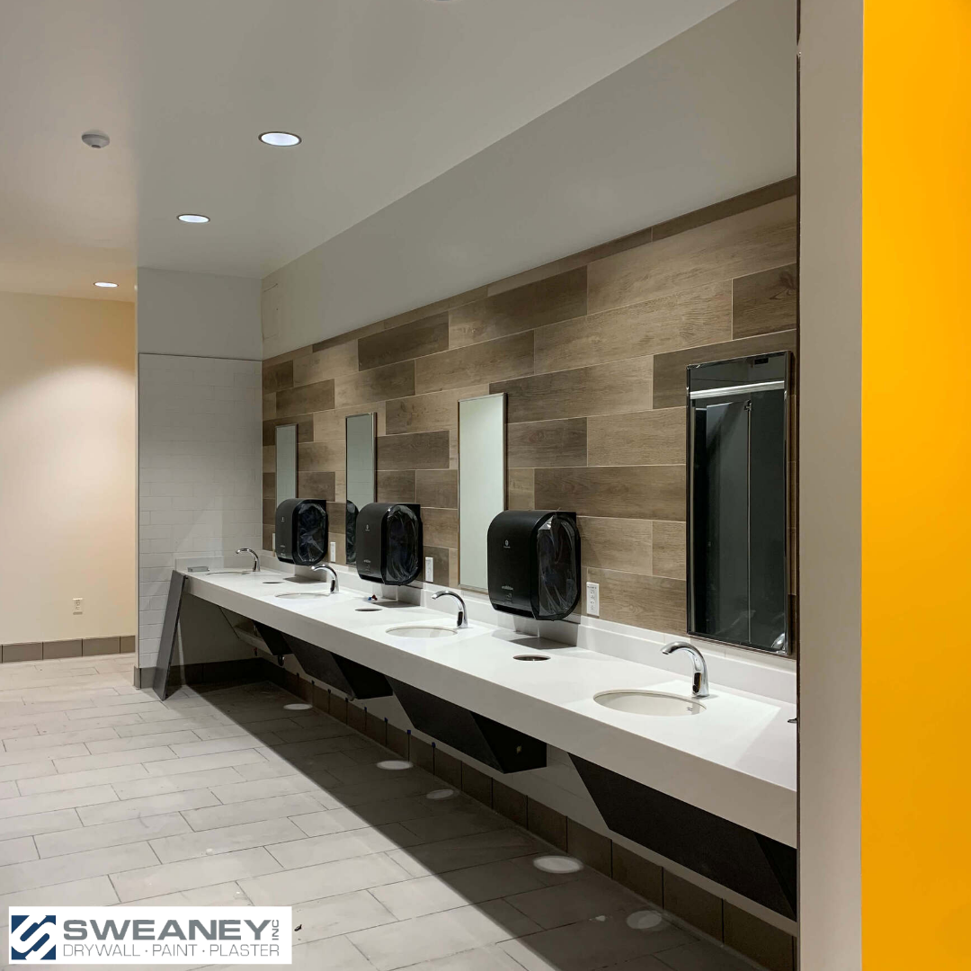 Sweaney Painting and Drywall Bakersfield Interior painting on Amazon Fulfillment Center Project