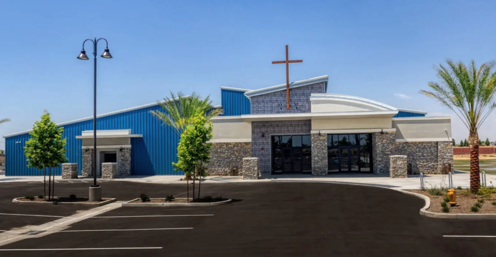 Rock-Harbor-Church-in-Bakersfield-new-building-drywall-project-by-Sweaney-Inc-Painting-Contractor.