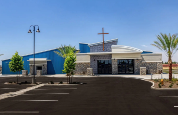 Rock-Harbor-Church-in-Bakersfield-new-building-drywall-project-by-Sweaney-Inc-Painting-Contractor.